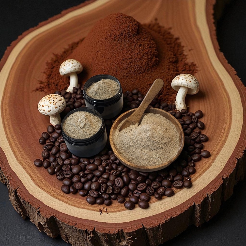 Natural Mushroom Coffee Clay Skincare Mask